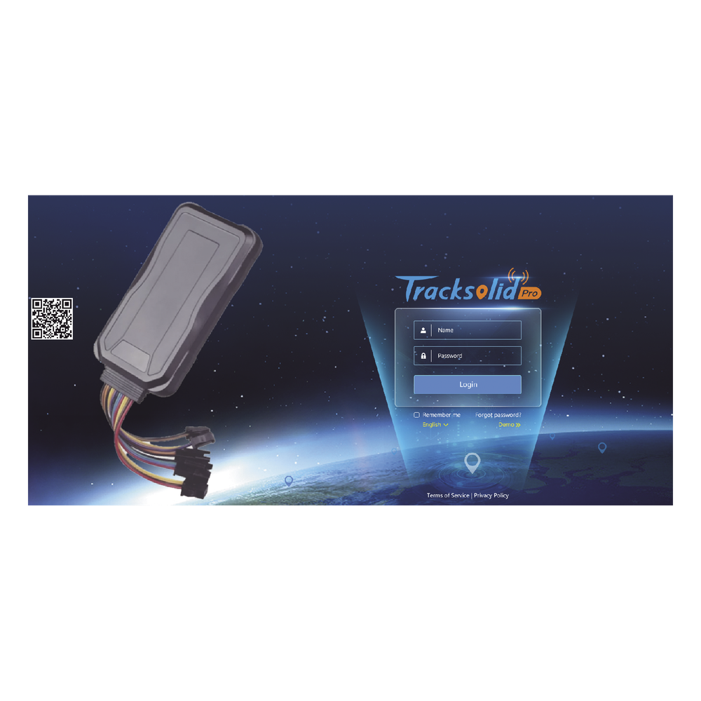 Kit de localizador vehicular que incluye un GPS modelo GT06E +  licencia vitalicia de plataforma TRACKSOLIDPRO
