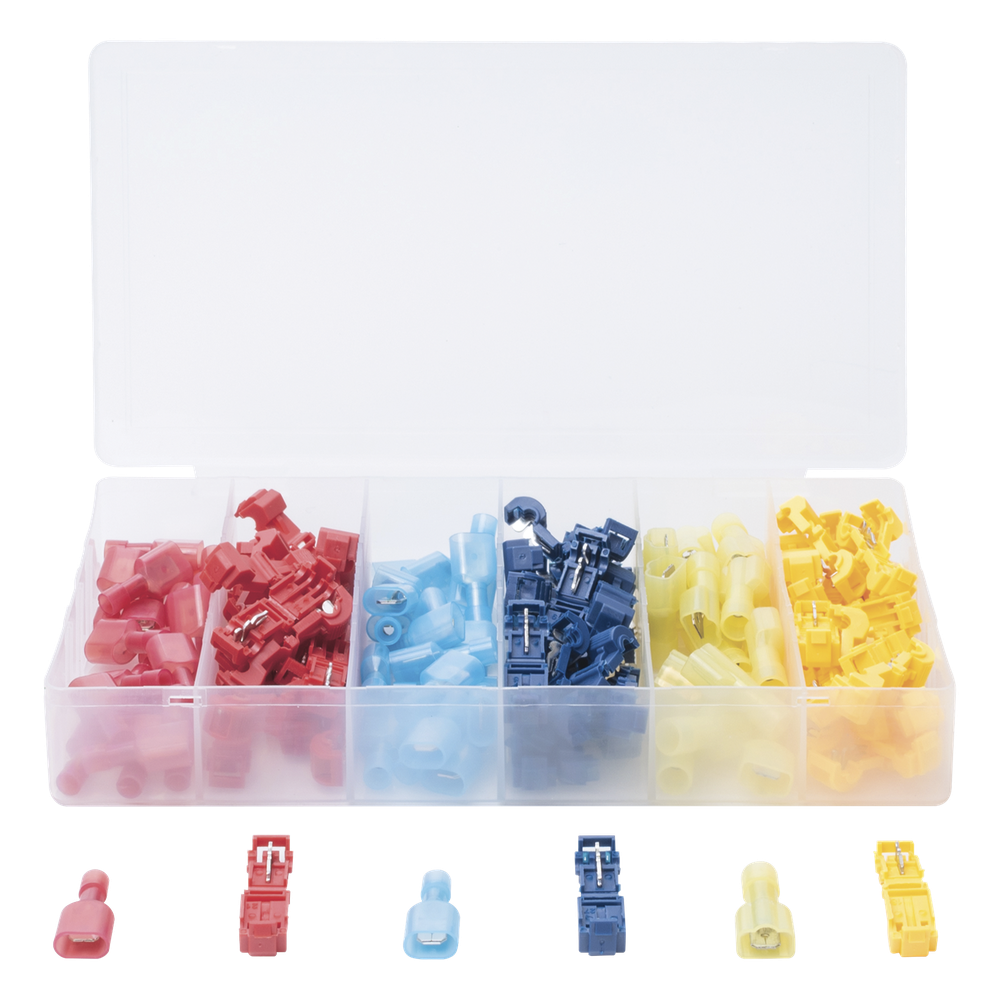 Kit de 60 Conectores para Cableado Eléctrico Tipo T-TAP / Conectores tipo Unión