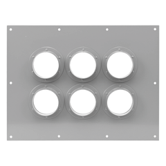 Placa Pasamuro con Capacidad de 6 Botas de 4