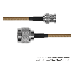 Jumper con Cable LP142 de 60 cm (23.62 Pulgadas), con Conectores BNC Macho a N Macho.