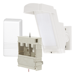 Detector de Movimiento PIR Antimascara / 100% Exterior /  Inalámbrico / Hasta 12 metros a 85°; de cobertura/ Instalación a 3 metros / Incluye transmisor 5816 para paneles Honeywell