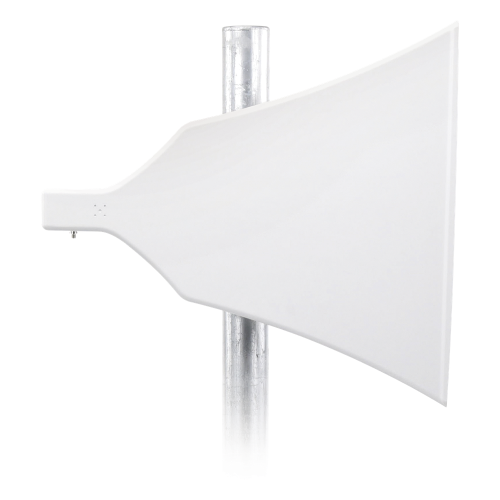 Antena Tipo Horn de 90° , 16 dBi, Ideal para ambientes de alto ruido, 4.9-6.5 GHz, , Conector SMA-Hembra, con montaje incluido