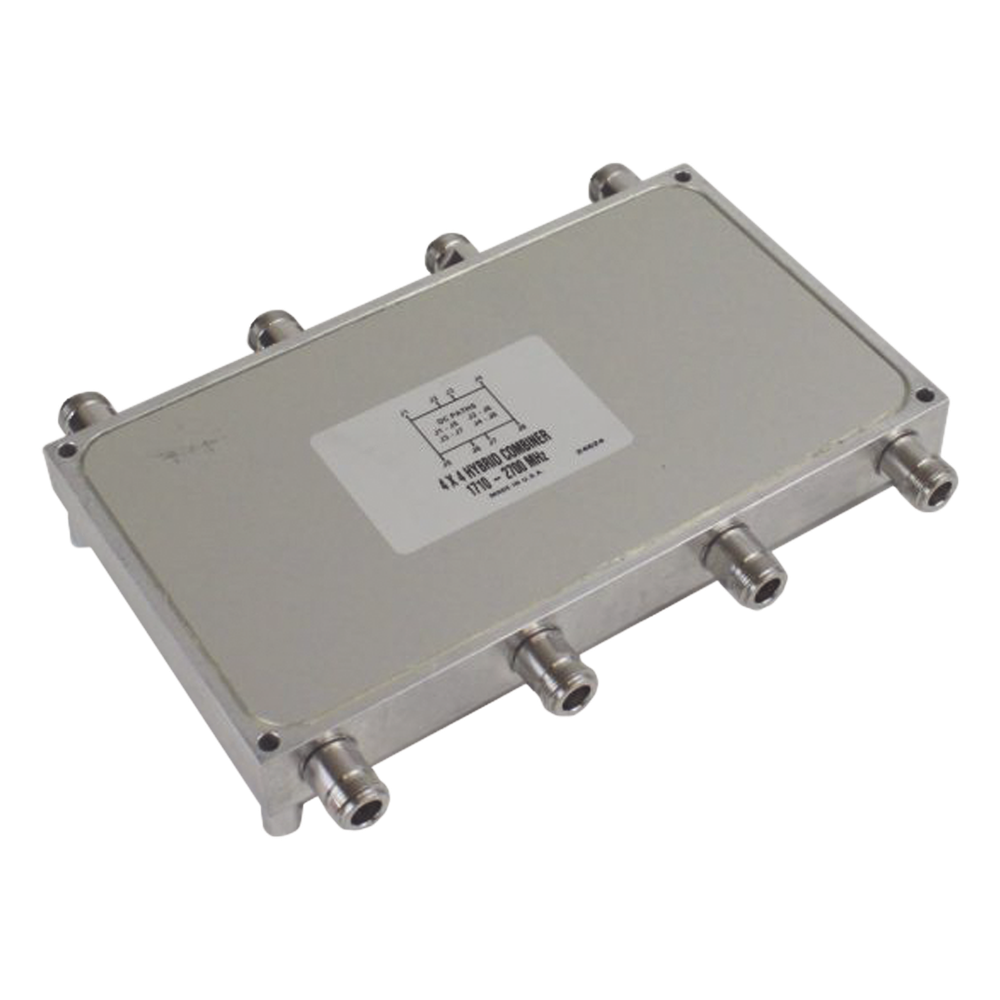 Combinador hibrido 4x4 694-2700MHz 150W -161dBc tipo N IP64