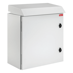 Gabinete Rack 12 UR ProTek Tipo 3R Exterior con Ventiladores y Termostato / 61.2 cm x 60 cm x 61 cm (24.09 in x 23.6 in x 24 in) / Acero Gris RAL 7035 / Protección IP32 IK10