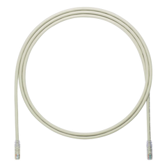 Cable de Parcheo UTP, Cat6A, 24 AWG, CM, Color Gris, 2.13 Metros (7 Pies)
