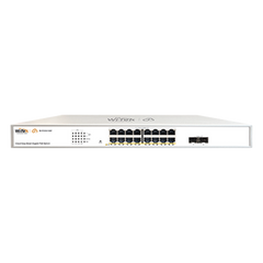 Switch Administrable PoE  / 16 puertos PoE af/at Gigabit /  2 x SFP Gigabit / Administración Cloud Gratuita / Presupuesto 240 W