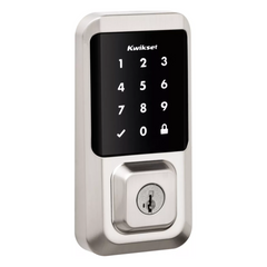 Cerradura Inteligente Touchscreen Halo Wi-Fi, SmartKey Security™, Control Remoto App, 250 Códigos Personalizados, Reversible, 4 Pilas AA, UL Certified