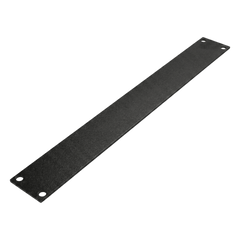 Tapa Ciega para Rack de 19 Pulgadas, 1 UR, Acero Negro