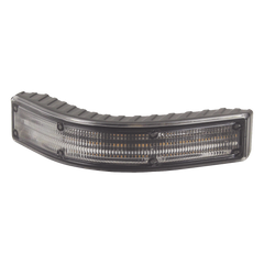 Luz Auxiliar Esquinera 12 LED, Ambar/Blanco, Lente Transparente