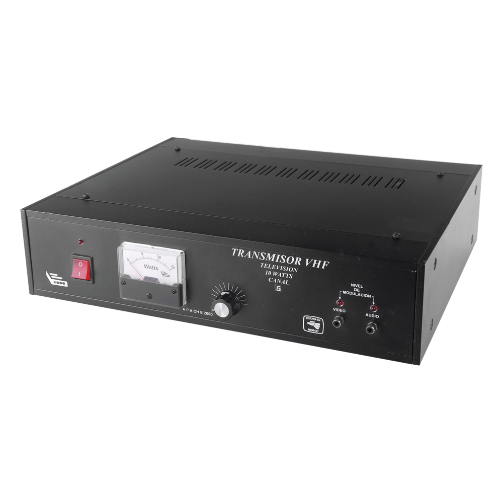 TRANSMISOR DE TELEVISION TV10B/5, CANAL 5 y 10 W de Potencia.