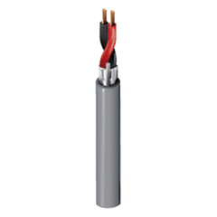 Bobina de 305 m (1000 ft) / Cable para Alarma 2x16 AWG / Blindado / Riser / Gris
