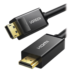 Cable DP Macho a HDMI Macho / Longitud 1.50 Metros (4.92 Pies) / Soporta 4K@30Hz / Soporta 3D / Cobre EstaÑado 28AWG / Blindaje Interno MÚltiple / TransmisiÓn Unidireccional / BotÓn de LiberaciÓn / Chip de Última