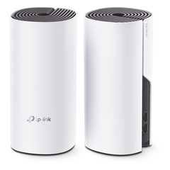 KIT 2 Routers Inalámbricos MESH Interior para Hogar / Doble Banda Wi-Fi 5 AC1200 Mbps / 2 Puerto Gigabit WAN/LAN / 2 Antenas Internas / Administración Mediante la App Deco (iOS, Android)