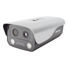 (HikFire) Cámara IP de Detección Térmica de Incendios / Detección de Llamas y Temperaturas Anormales / 4 Megapíxel (Lente Óptico) + 1 Megapíxel (Lente Térmico) / Compatible con Hik-Connect