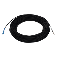 Rollo de Fibra Óptica Drop Redonda G657A2 Monomodo Simplex de 100 Metros (328.08 Pies) con Conectores SC/UPC-SC/UPC para Instalaciones Aéreas, Subterráneas o a la Intemperie