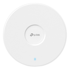 Punto de Acceso Omada / Wi-Fi 7 BE12000 MU-MIMO 4x4 / 1 Puertos 10/2.5 Gbps / Mesh Omada / Operaciones Multiencale (MLO) / Configuración por Controlador o Stand-Alone / Para Montaje en Techo/pared / Alimentación PoE+