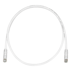 Cable de Parcheo TX6, UTP Cat6, 24 AWG, CM, Color Blanco Mate, 4.57 Metros (15 Pies)