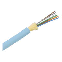 Cable de Fibra Óptica de 24 Hilos, Multimodo OM4 50/125 Optimizada, Interior, Tight Buffer 900um, No Conductiva (Dieléctrica), LSZH, Precio Por Metro