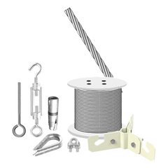Kit  de Sujeción de Mástil de 3 Metros a Piso de Concreto.