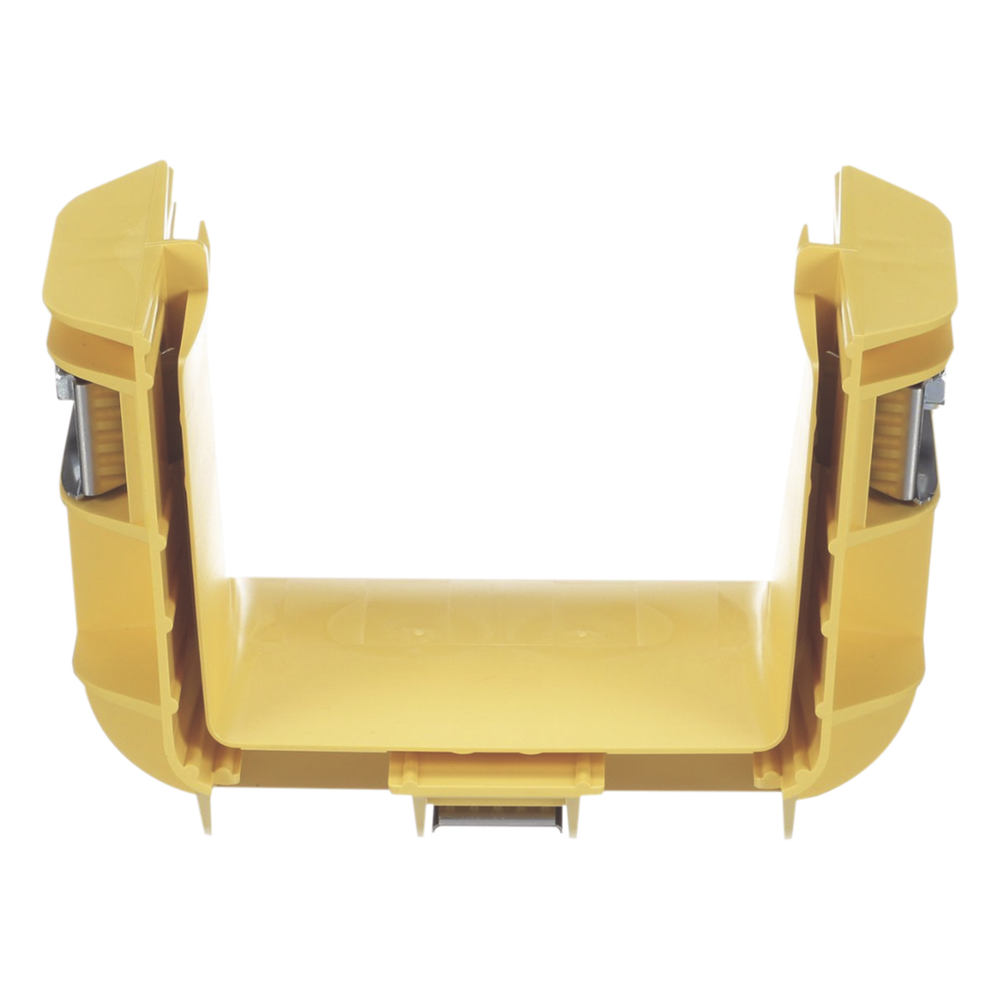 Union Recta "Cople", Para Canaleta FiberRunner™ 4X4, Color Amarillo