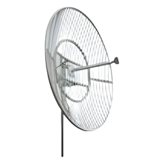 Antena Parabólica de rejilla para Celular de 1850-1990 MHz, 26 dBi.  Antena Donadora que se utiliza para los amplificadores de señal celular para cubrir comunidades alejadas.