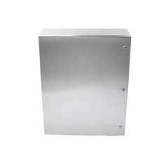Gabinete de Acero Inoxidable IP66 Uso en Intemperie (800 x 1000 x 300 mm) con Placa Interna Galvanizada.