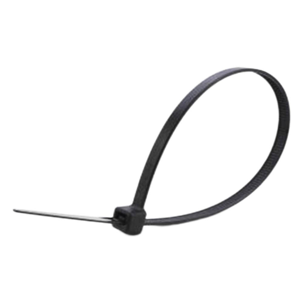 Cincho de Nylon 4.8 x 360 mm (14.2 in) / Negro / Resistencia 22 kg (50 lb) / -40°C a +85°C / Paquete de 100 piezas