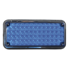 Luz de advertencia de 7x3", Color Azul, Ideal para ambulancias