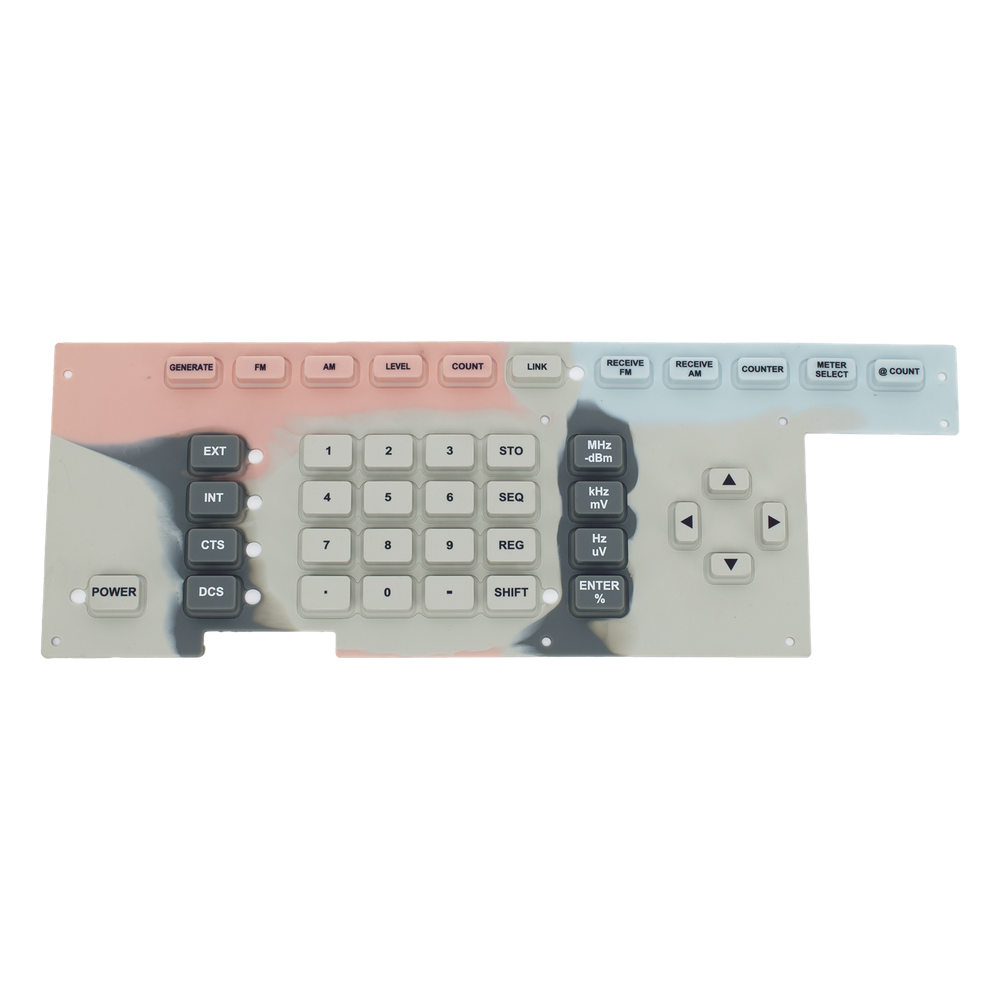 Membrana Elastomérica "Touch Pad" para Monitor de Servicio Ramsey COM-3010.