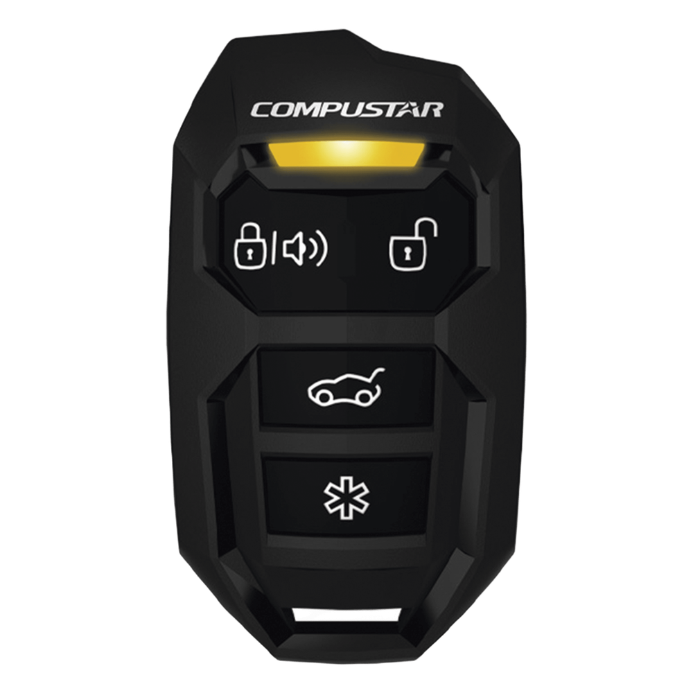 Control Remoto Unidireccional de cuatro botones para Sistemas de alarmas Compustar