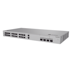 Switch Gigabit Administrable PoE Capa 3 / 24 Puertos 10/100/1000 Mbps (22 PoE) / 2 Puertos 2.5GE (PoE) combo 2 Puertos SFP 2.5GE /2 Puertos SFP+ 10GE / 400W / PoE Perpetuo / iStack / Administración Nube Gratis