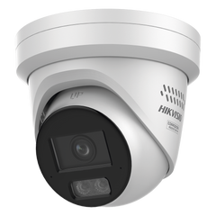 [Dual Light + ColorVu 3.0 + HikAI] Turret IP 8 Megapixel / Lente 2.8 mm / 30 mts IR + Luz Blanca / 2 Microfonos Integrados / Exterior IP67 / Estrobo Luz Blanca / WDR 130 dB / ACUSENSE 3.0 / Metal / NEMA 4X / ACUSEEK