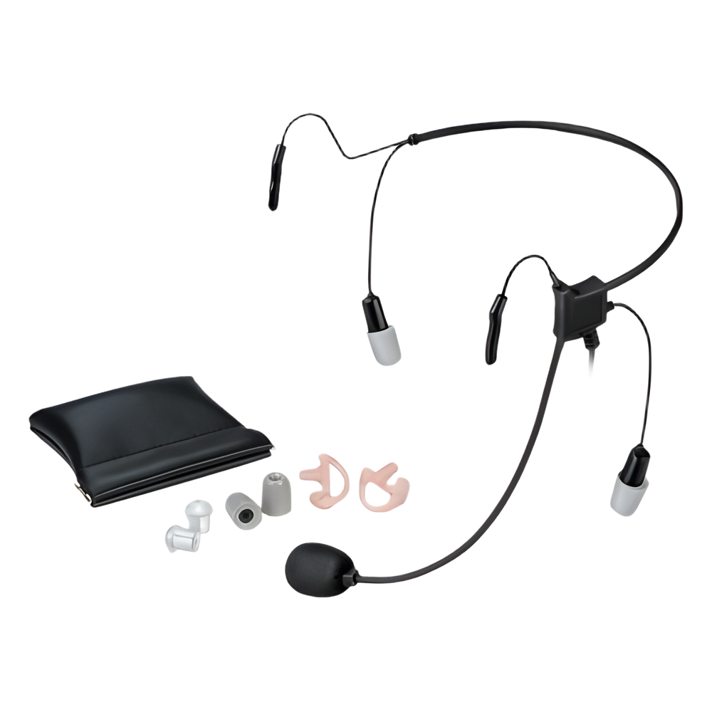 Diadema HURRICANE II para KENWOOD NX-200/300/410, TK-480/2180/3180