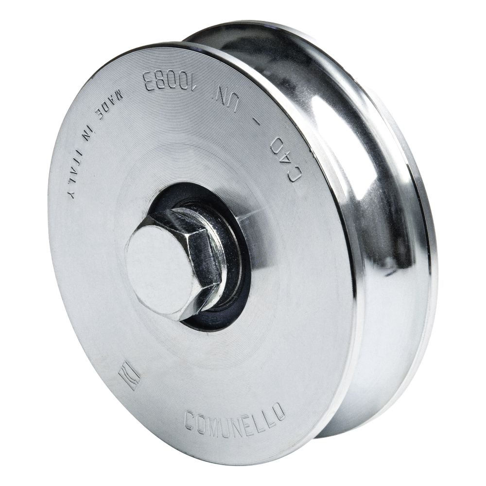 Rueda de 14 cm SIN Soporte / Soporta hasta 550 kg / Canal Tipo "U"