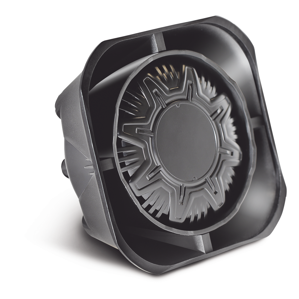 Bocina Compacta de Uso Rudo, 100 Watts de Potencia, Ideal Para Vehículos de Encubierto, Montaje Universal, 11 Ohms de Impedancia