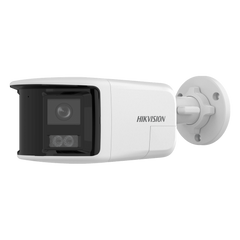 CÁMARA RED BALA FIJA INTELIGENTE HÍBRIDA 6 MP / LUZ SMART HYBRID LARGO ALCANCE / 180° CAMPO DE VISIÓN / COMPRESIÓN H.265+ / ALMACENAMIENTO SD 512 GB / EXTERIOR IP67 / AUDIO BIDIRECCIONAL / ALARMA ESTROBOSCÓPICA / DET
