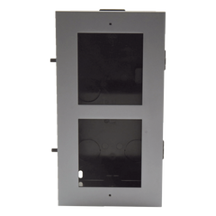 Base de 2 Espacios para EMPOTRAR Módulos de Videoporteros Hikvision