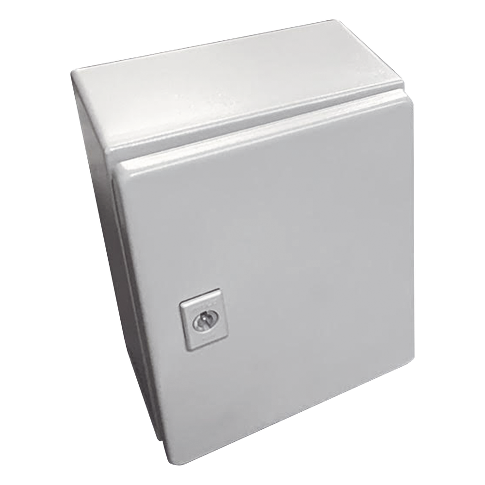 Gabinete de Acero, Nema 4 -IP 66 de 50 x 70 x 25 cm con Platina y certificado UL.