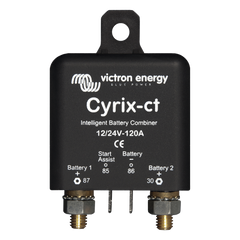 Cyrix-CT 12/24 V 120 A / Combinador Inteligente de Baterías en Vehículos y Embarcaciones