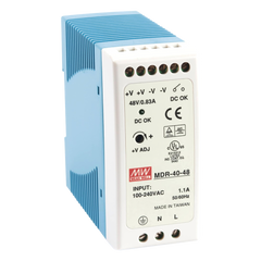 Fuente de poder Industrial Riel Din 48Vcc, 40W