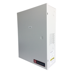 Fuente de poder ALTRONIX de 12/24 Vcc @ 6 Amper, con capacidad de batería de respaldo, requiere batería, 8 salidas, con voltaje de entrada de 115 Vca