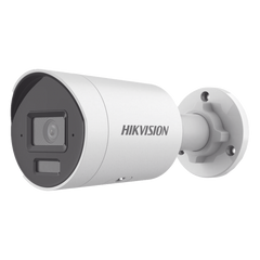 [Dual Light + 2 Micrófonos Integrados] Bala IP 8 Megapixel (4K) / Lente 2.8 mm / 40 mts Luz Blanca + 40 mts IR / ACUSENSE / Exterior IP67 / WDR 120 dB / PoE  / Micro SD / Metal / ACUSEEK