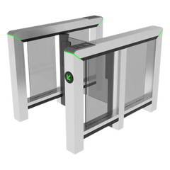Puerta de Velocidad de un Solo Carril Mars-S1000 Series / Sensor Infrarrojo 8 pares (opción hasta 12) / Controlador PGIC / Acero Inoxidable SUS304 / Panel de Lectura Conmutable / Anti-Seguimiento / Monitoreo Unidireccional / Integración con