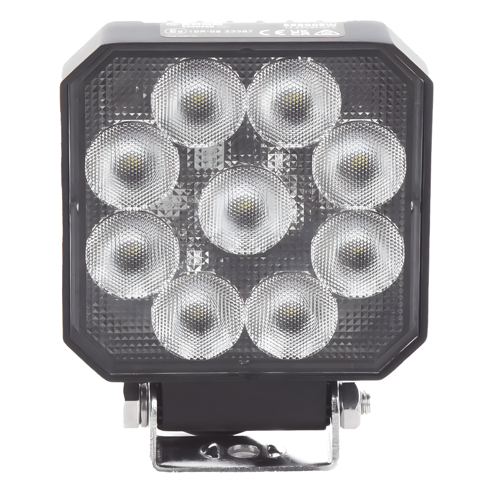 Luz de trabajo, 9 LED, 1050 Lumenes, 12-24 Vcd