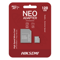 Memoria microSD con Adaptador / 128 GB / Clase 10 / NAND TLC / 92 MB/s Lectura / Multipropósito