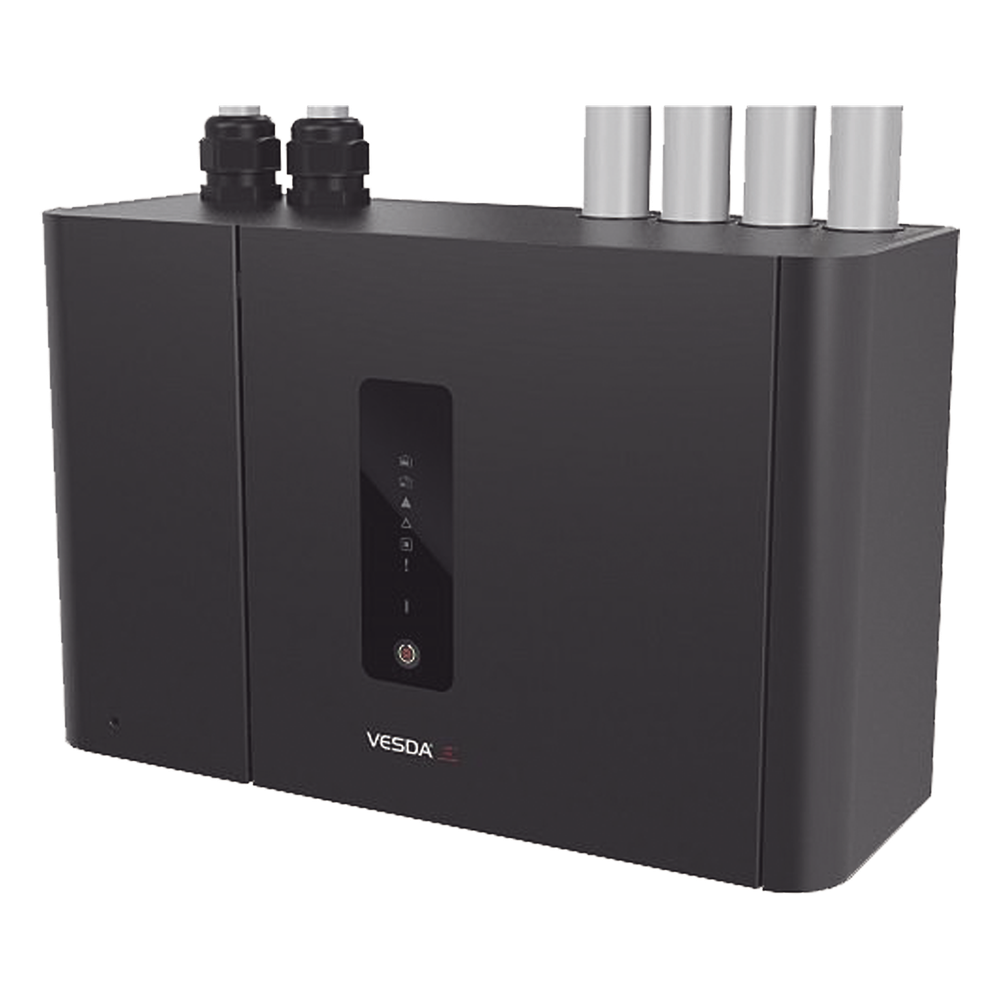 Detector de Humo por Aspiración / Direccionable / 1 Zona / 4 Tuberías