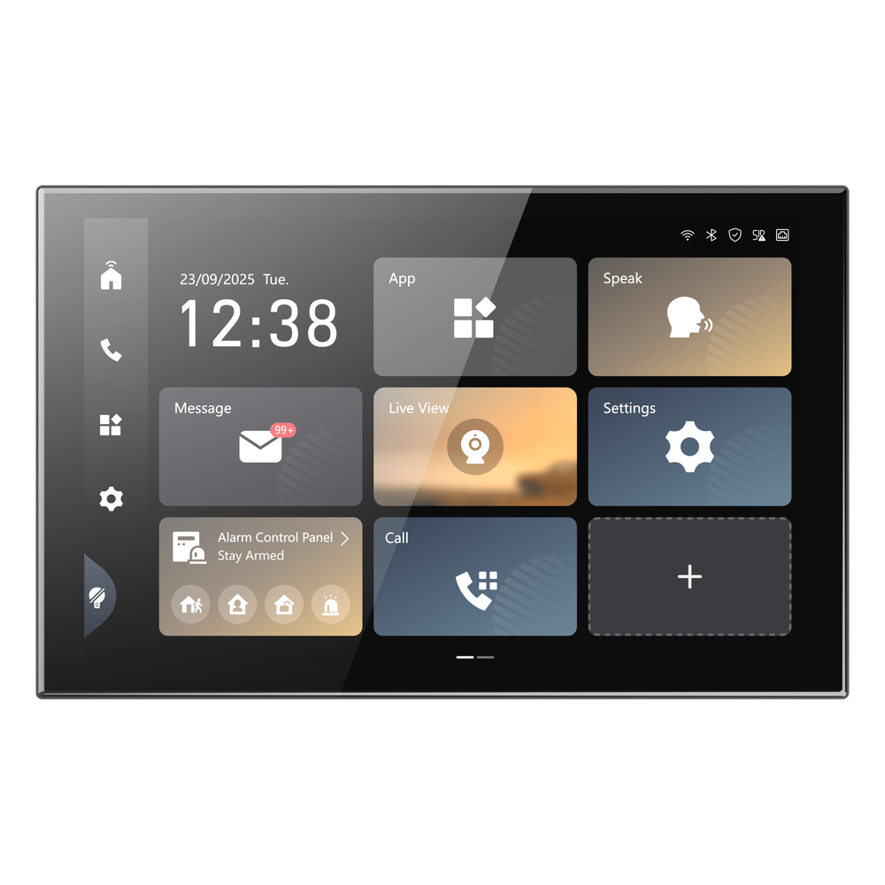 Monitor Touch Inteligente WiFi 6 / 10.1" (1920 X 1200) / Android 14 / PoE  / 2 Micrófonos y 2 Bocinas Integrados / Gestión Unificada de Seguridad / TALKVU