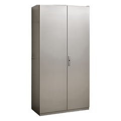 Gabinete de Acero Inoxidable IP55 (1000 x 2200 x 400 mm) con Placa Interna Galvanizada.