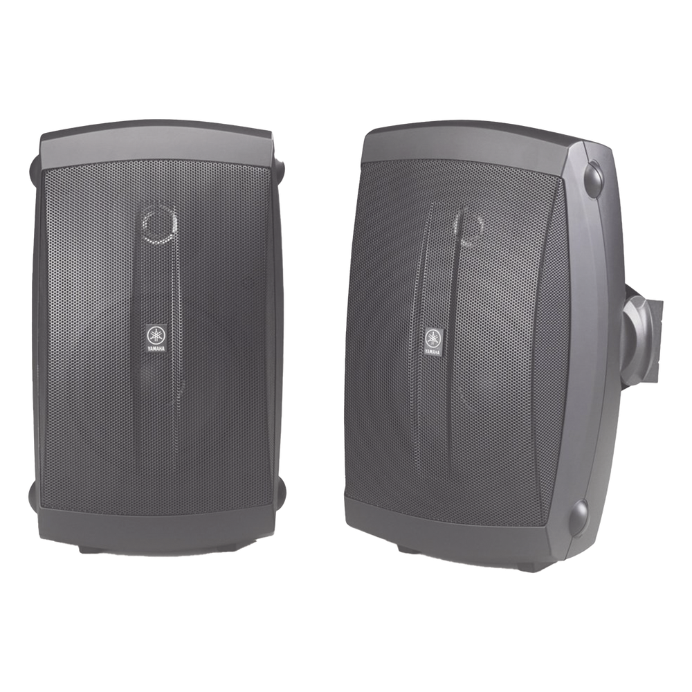 Altavoces de Montaje en Superficie de 2 vias | Woofer 5 in, Tweeter 0.5 in | Semi-Exterior, 6 ohms | Par Color Negro