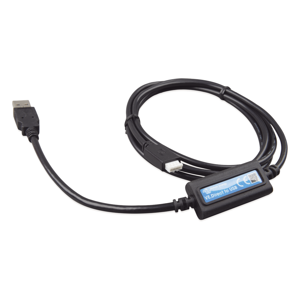 Cable de Comunicación  VE.Direct a USB para controladores Victron